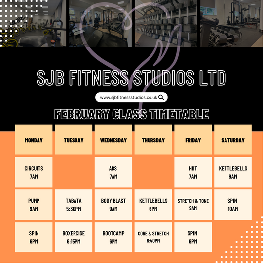 FEBRUARY CLASS TIMETABLE