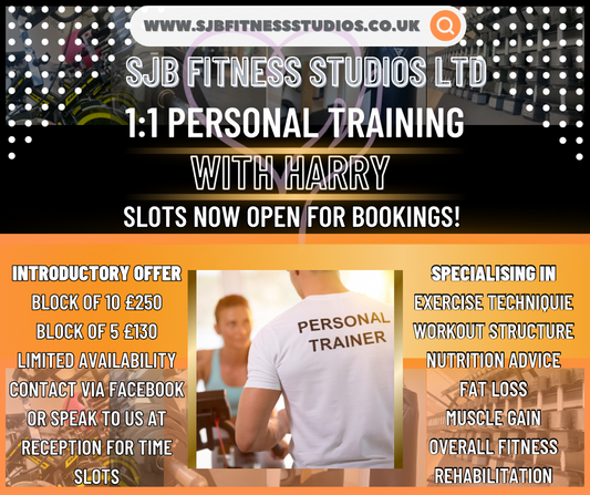 ‼️ PERSONAL TRAINING SLOTS OPEN‼️