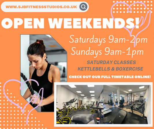 Open Weekends! 🙌🏻
