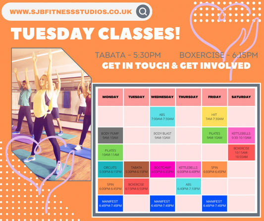 Tuesday Classes!!